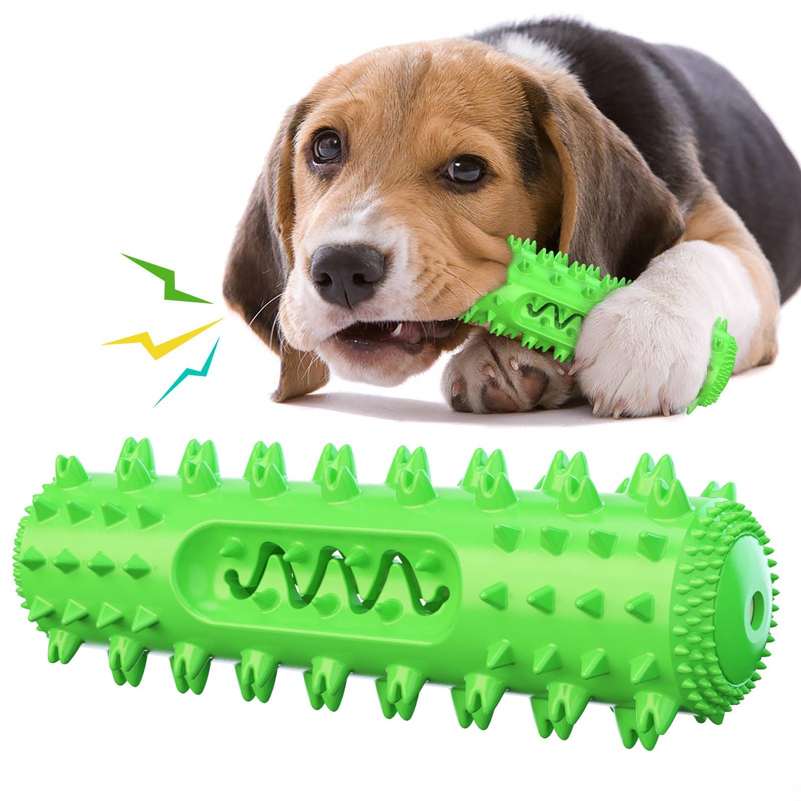 Dog Toothbrush & Teething Toy — Interactive Dental Chew
