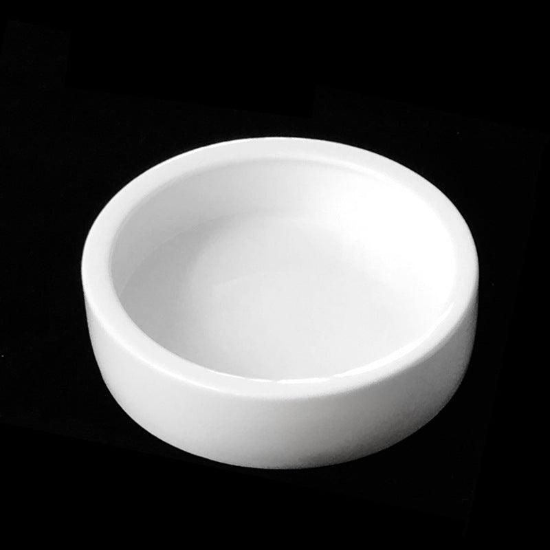 Ceramic Reptile Food Bowl — Escape-Proof, Easy-Clean Feeder Dish