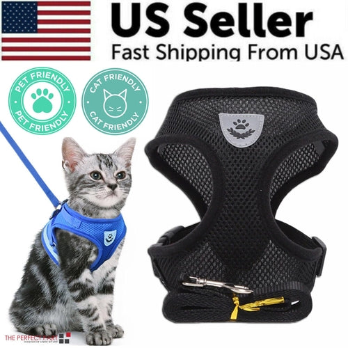 Adjustable Reflective Dog Harness Vest — No-Pull Control Vest, Sizes S–XL