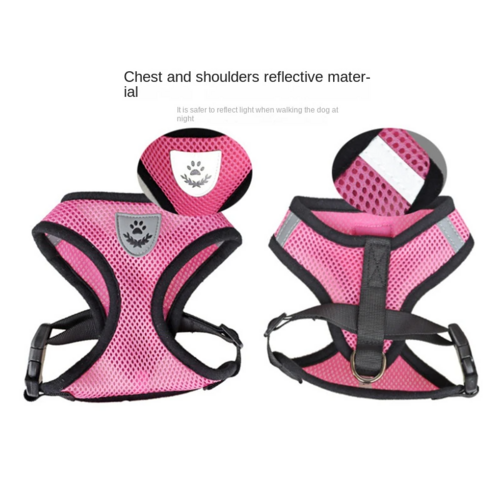 Adjustable Reflective Dog Harness Vest — No-Pull Control Vest, Sizes S–XL