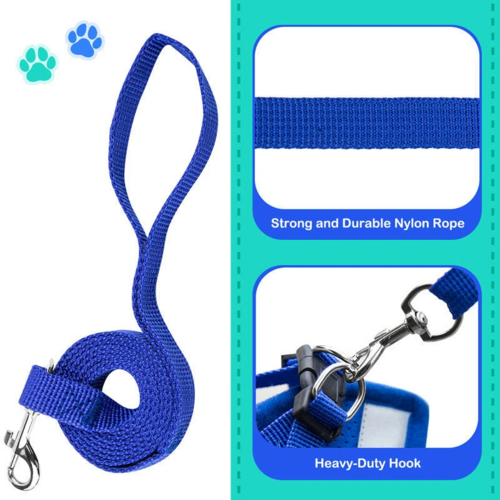 Adjustable Reflective Dog Harness Vest — No-Pull Control Vest, Sizes S–XL