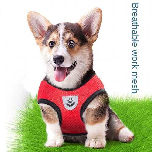 Adjustable Reflective Dog Harness Vest — No-Pull Control Vest, Sizes S–XL