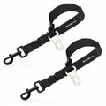 Dog Car Seatbelt Safety Tether 2-Pack — Adjustable Nylon Restraint for All Vehicles