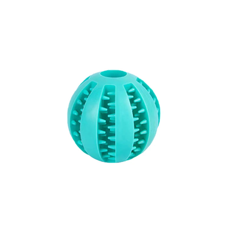 Rubber Snack Chew Ball for Dogs — Dental Cleaning Toy, 5/6/7cm