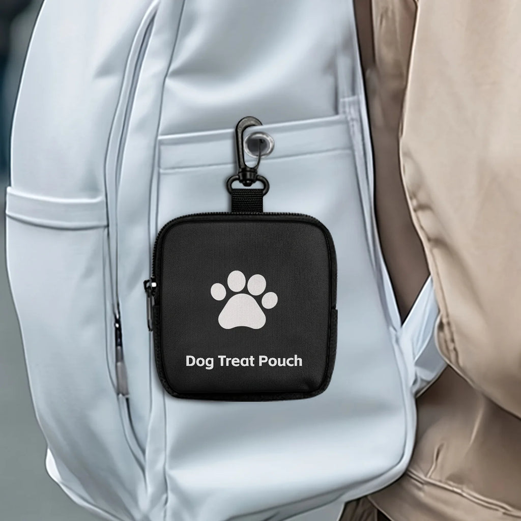 Dog Treat Training Bag — Portable Polyester Reward Pouch for Dogs & Cats