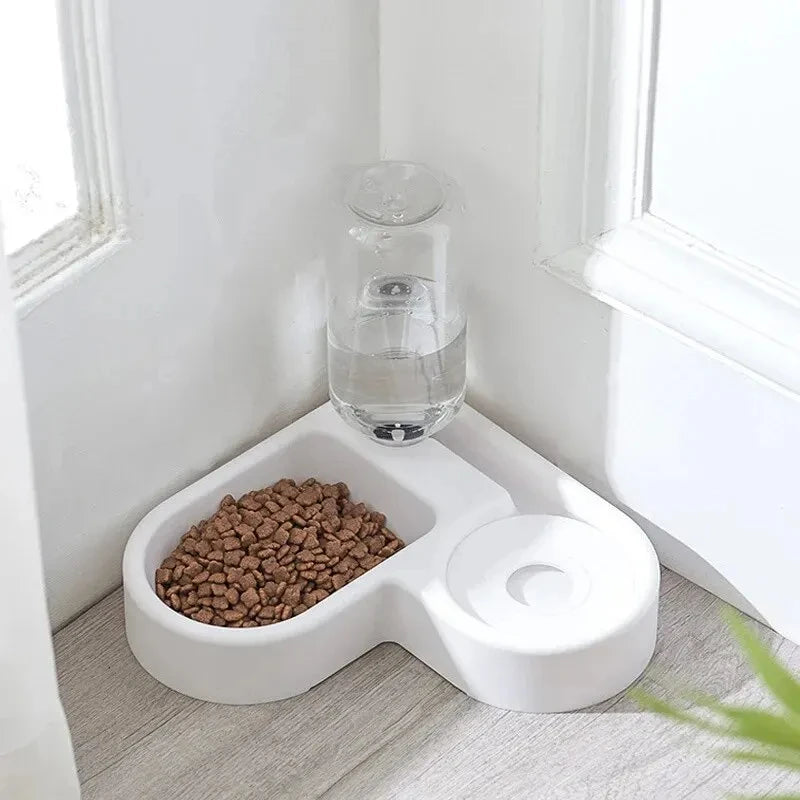 Multi-Functional Pet Bowl — Dual Food & Water PP Bowl for Dogs, 22x22x16cm