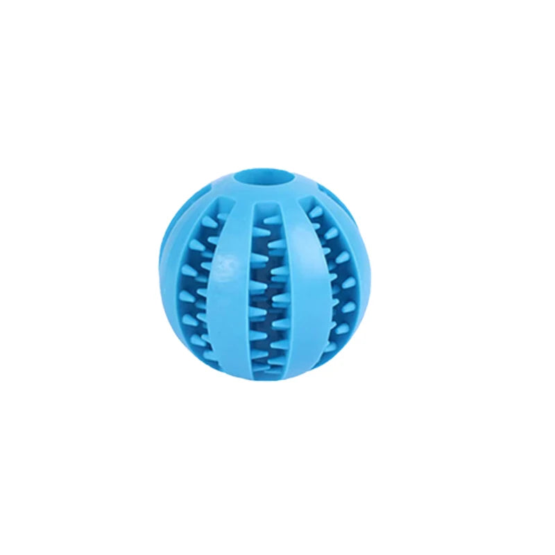 Rubber Snack Chew Ball for Dogs — Dental Cleaning Toy, 5/6/7cm