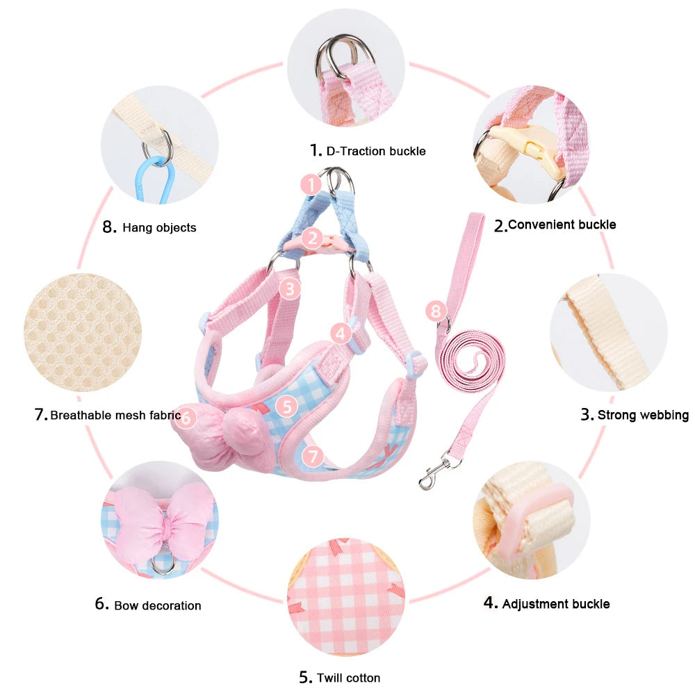 Air Cushion Breathable Mesh No-Pull Dog Harness — Small to Large