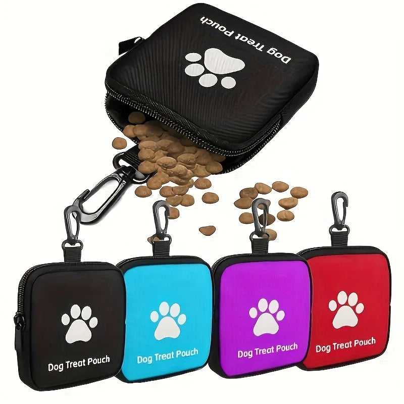Dog Treat Training Bag — Portable Polyester Reward Pouch for Dogs & Cats