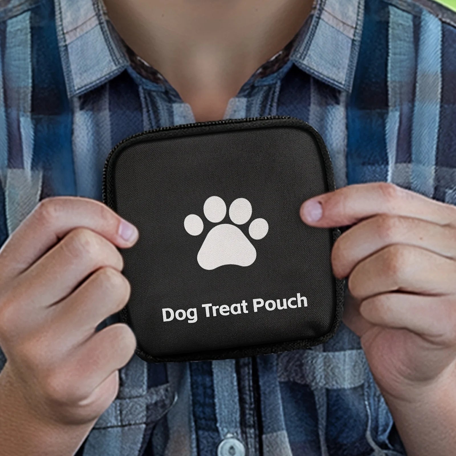 Dog Treat Training Bag — Portable Polyester Reward Pouch for Dogs & Cats