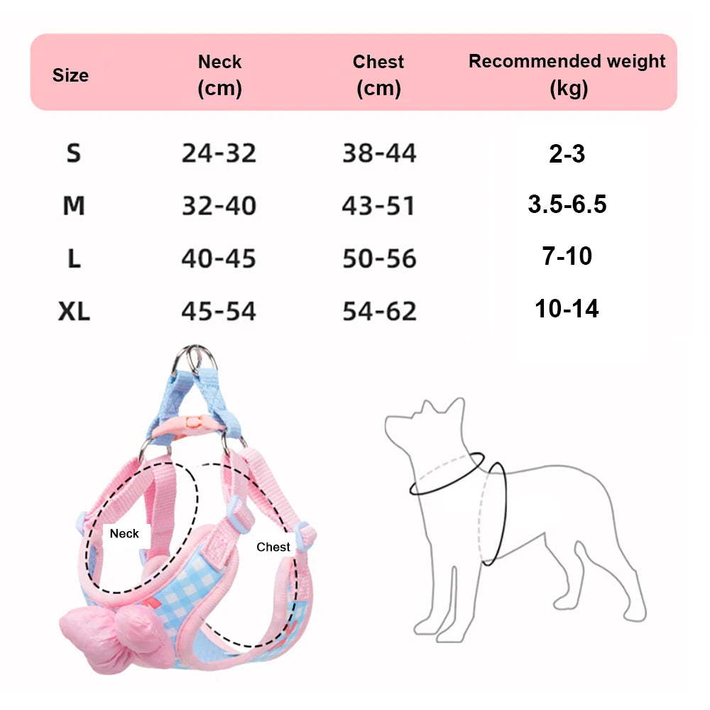 Air Cushion Breathable Mesh No-Pull Dog Harness — Small to Large