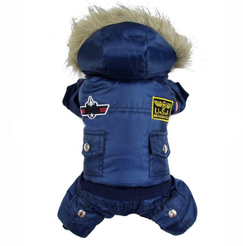 Air Force Inspired Dog Coat — Four-Legged Autumn & Winter Pet Suit