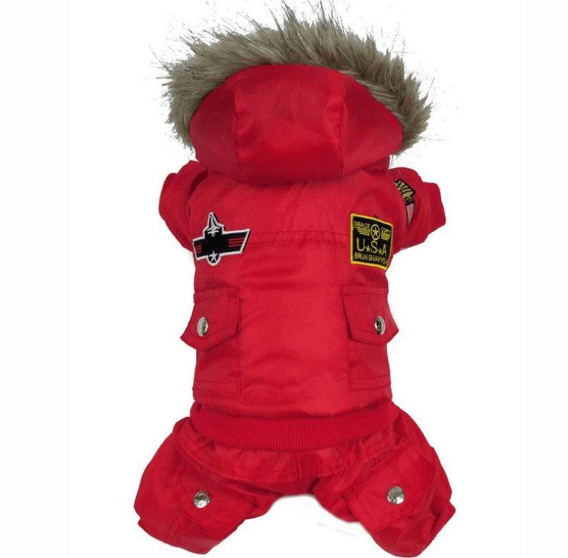 Air Force Inspired Dog Coat — Four-Legged Autumn & Winter Pet Suit