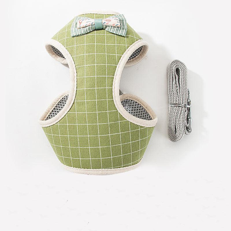 Breathable Mesh Pet Leash — Lightweight & Adjustable for Dogs and Cats