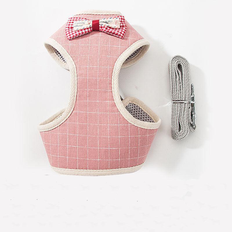 Breathable Mesh Pet Leash — Lightweight & Adjustable for Dogs and Cats