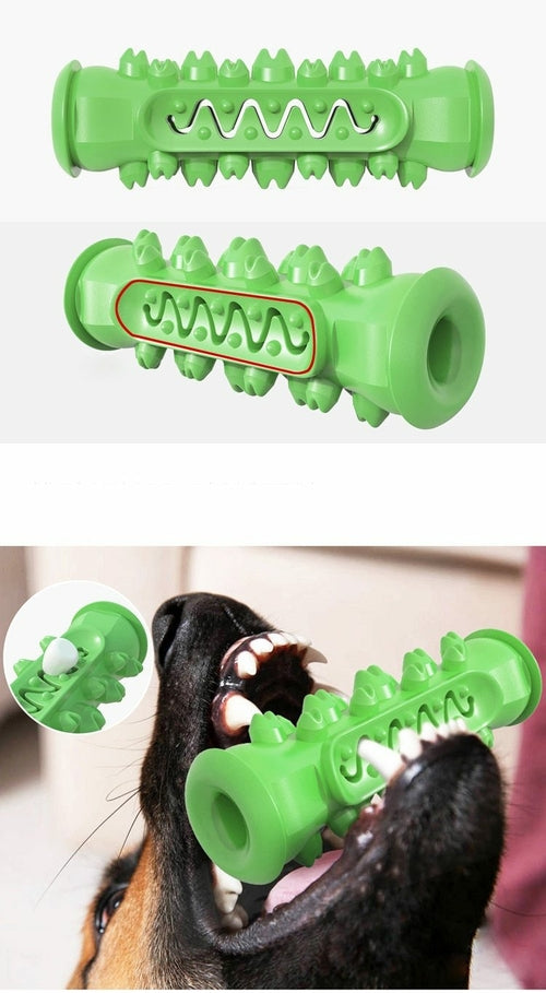 Dog Dental Chewing Toy — Rubber Tooth Cleaning Chew for All Breeds