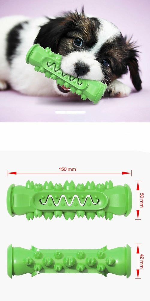 Dog Dental Chewing Toy — Rubber Tooth Cleaning Chew for All Breeds