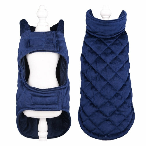 Dog Winter Warm Vest — Soft Fleece & Cotton Pet Jacket for Fall & Winter
