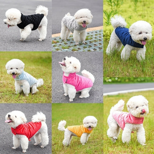 Dog Winter Warm Vest — Soft Fleece & Cotton Pet Jacket for Fall & Winter