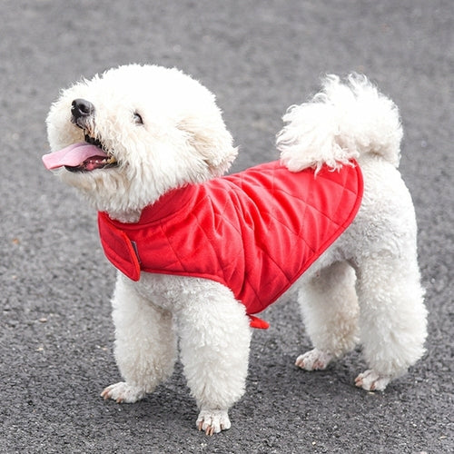 Dog Winter Warm Vest — Soft Fleece & Cotton Pet Jacket for Fall & Winter