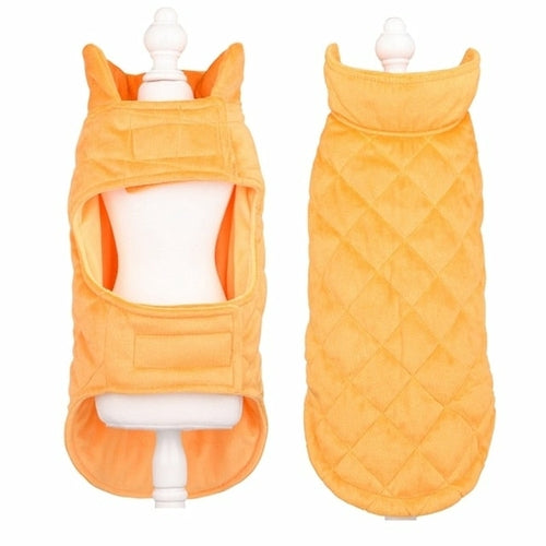 Dog Winter Warm Vest — Soft Fleece & Cotton Pet Jacket for Fall & Winter